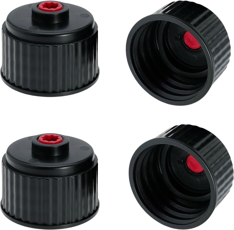 AFZZ Gas Cans, Fuels Replacement Jug Cap, Racing Fuel 3042 Replacement Cap for 5 Gallon Racing Fuel Jugs, Gas Cans, Fuel Tank Cap - 4 Pack - Image 1